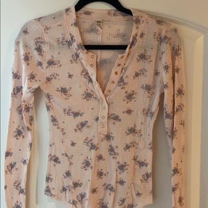 Free people long sleeve shirt